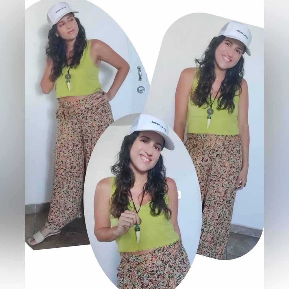 Patrons of Peace wide floral pants